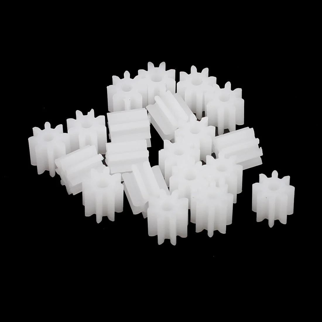 20PCS 8 Teeth 1.5mm Hole Diameter Plastic Gear Wheel for RC Car