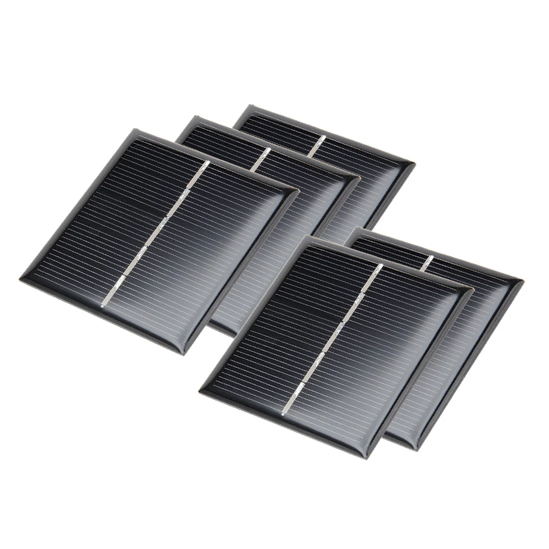 5Pcs 2.5V 120mA Poly Mini Solar Cell Panel Module DIY for Light Toys Charger 59.8mm x 59.8mm