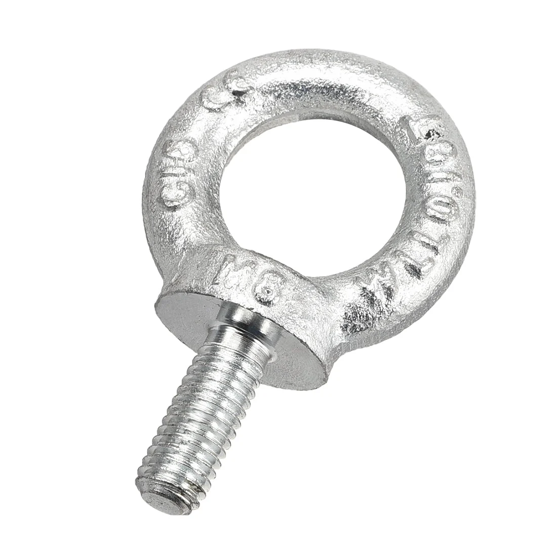 M8 Thread 20mm Shank Length C15 Carbon Steel Zinc Plated Lifting Eye Bolt 2pcs