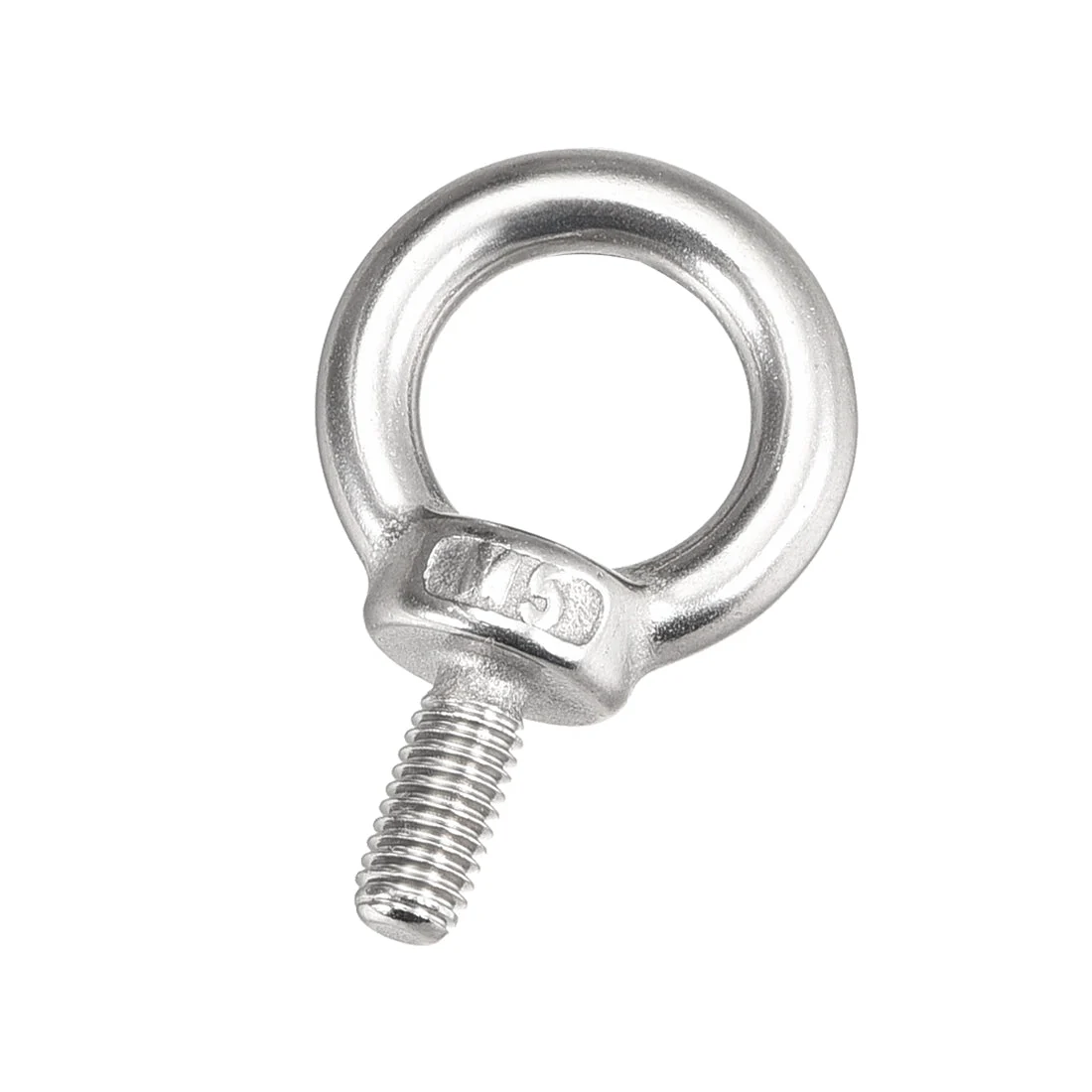 10 Pcs M5x11mm Thread 13mm Inside Dia 23mm Outside Dia 304 Stainless Steel Lifting Eye Bolt