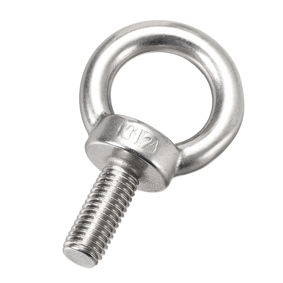 Lifting Eye Bolt M12 x 30mm Male Thread 304 Stainless Steel for Hanging, Pack of 2