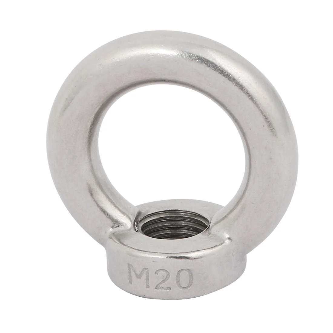 M20 Female Thread 304 Stainless Steel Ring Shaped Lifting Eye Bolt Nut