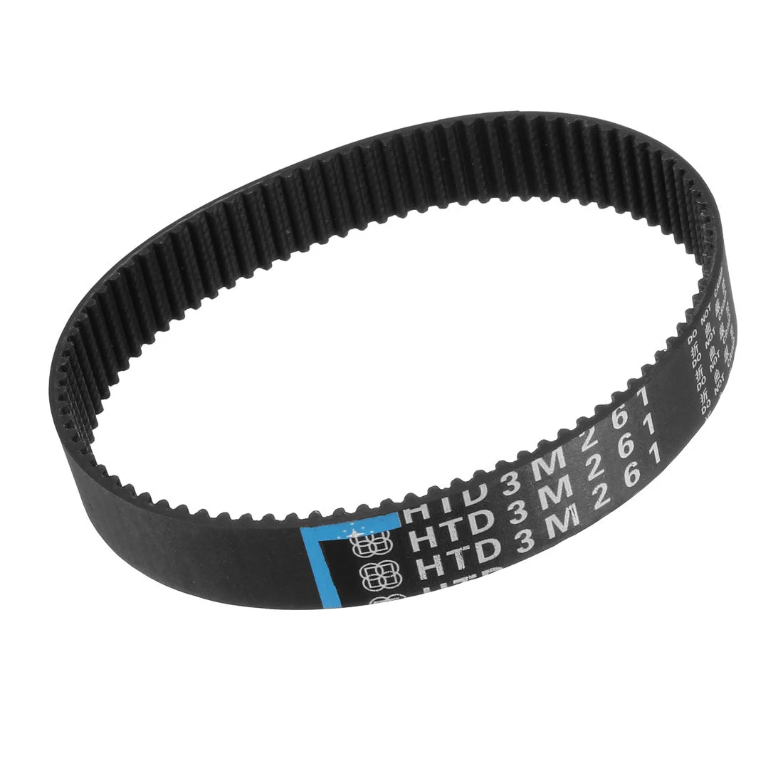 HTD3M261 Rubber Timing Belt Synchronous Closed Loop Timing Belt Pulley 15mm Width