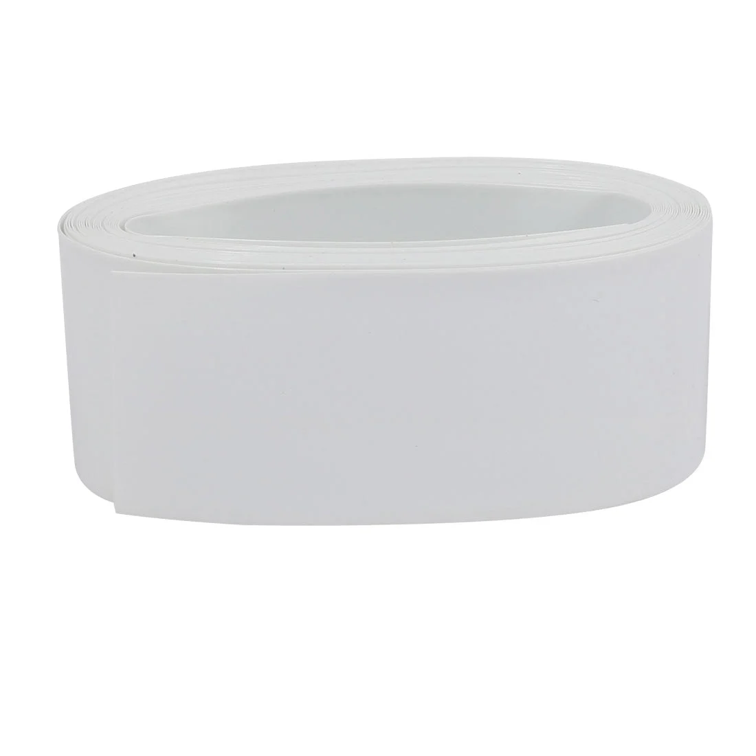 36mm Flat Width 5M Long PVC Heat Shrinkable Tube White for 22650 Battery Pack