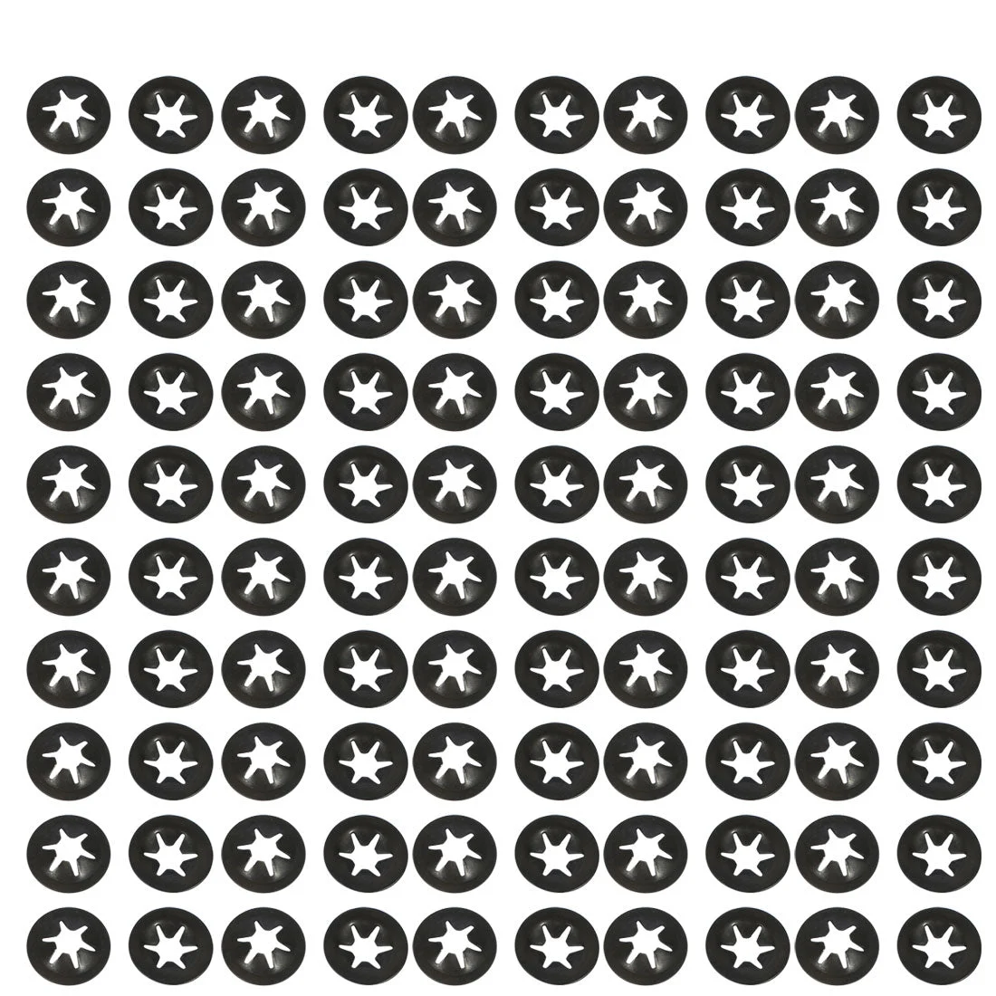 100 Pcs 4mm x 12mm Internal Tooth ing Washers