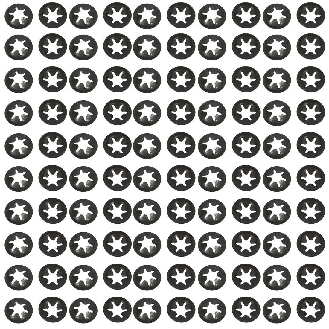 100 Pcs 6mm x 16mm Internal Tooth ing Washers