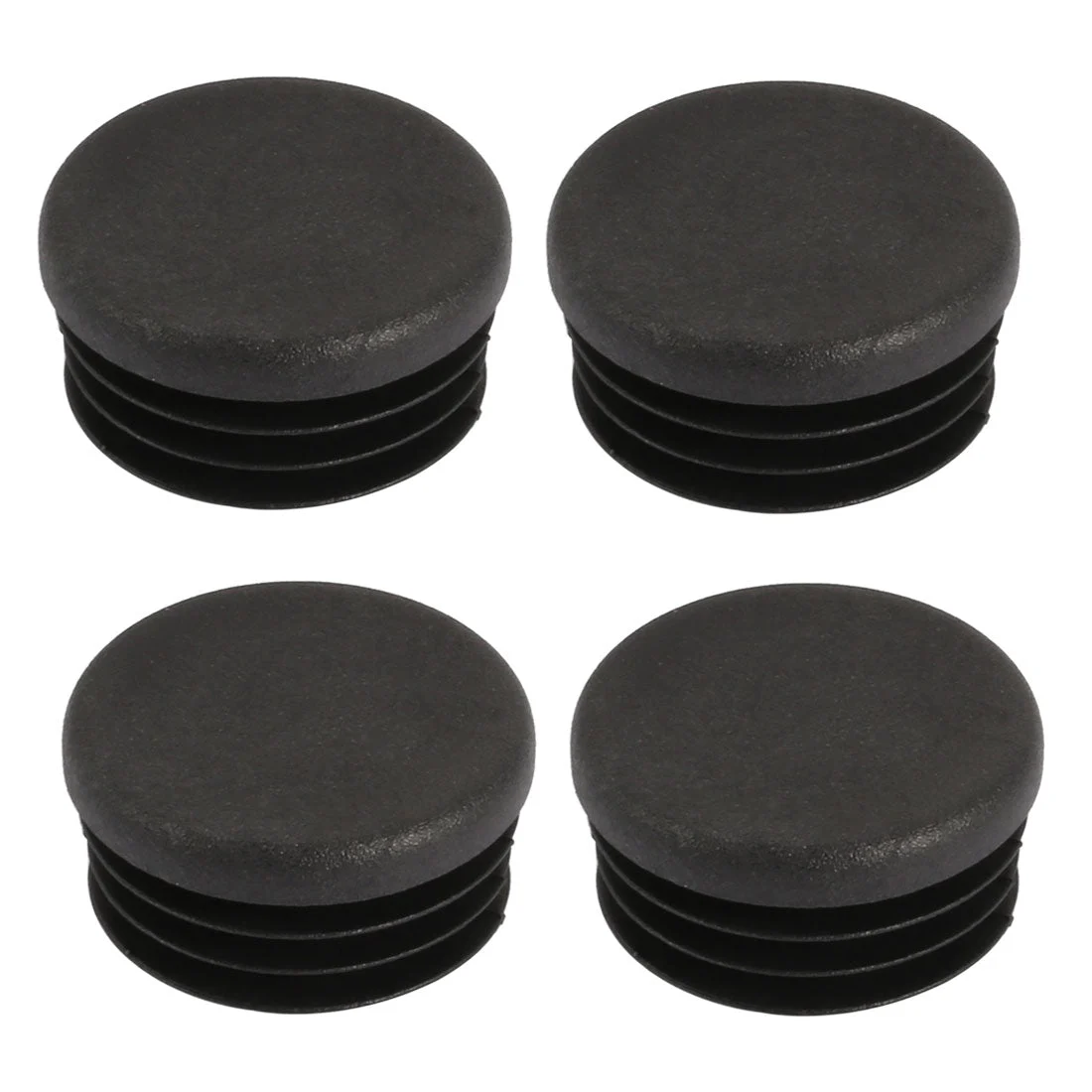 4 Pcs Chair Table Leg Plastic Cap Round Tube Insert Fit 28mm Pipe Outer Dia
