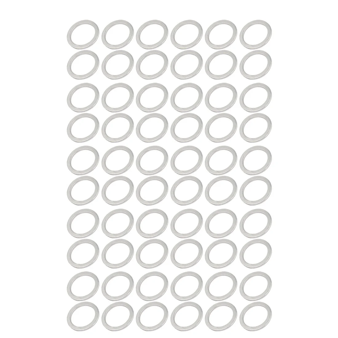 17mmx23mmx1.5mm Engine Oil Drain Plug Crush Gasket Aluminum Flat Washer Seals 60pcs