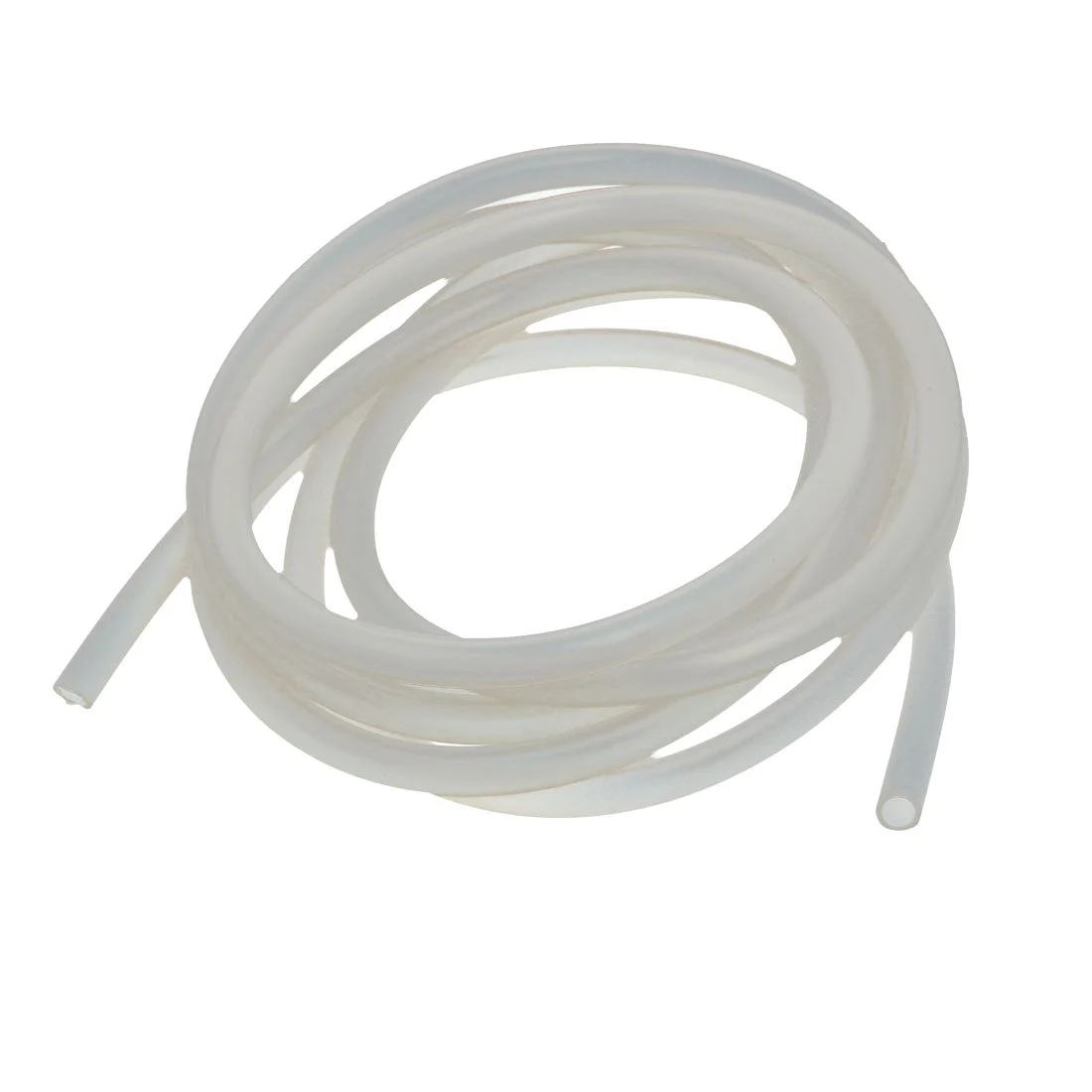 4mm x 6mm Heat Resistant Soft Silicone Tube Hose Pipe 2 Meter Length Translucent