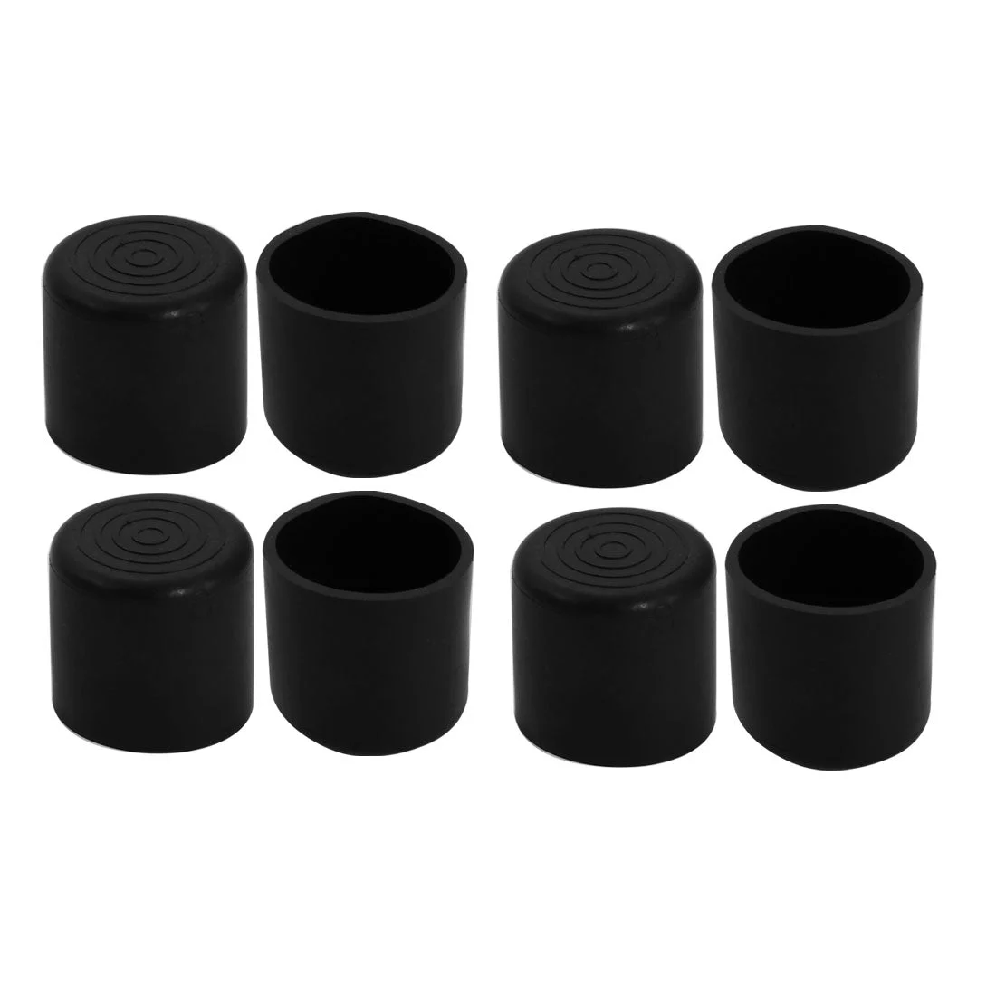 25mm Inner Diameter Chair Leg Floor Protectors Table Feet Tips Covers Caps 8pcs