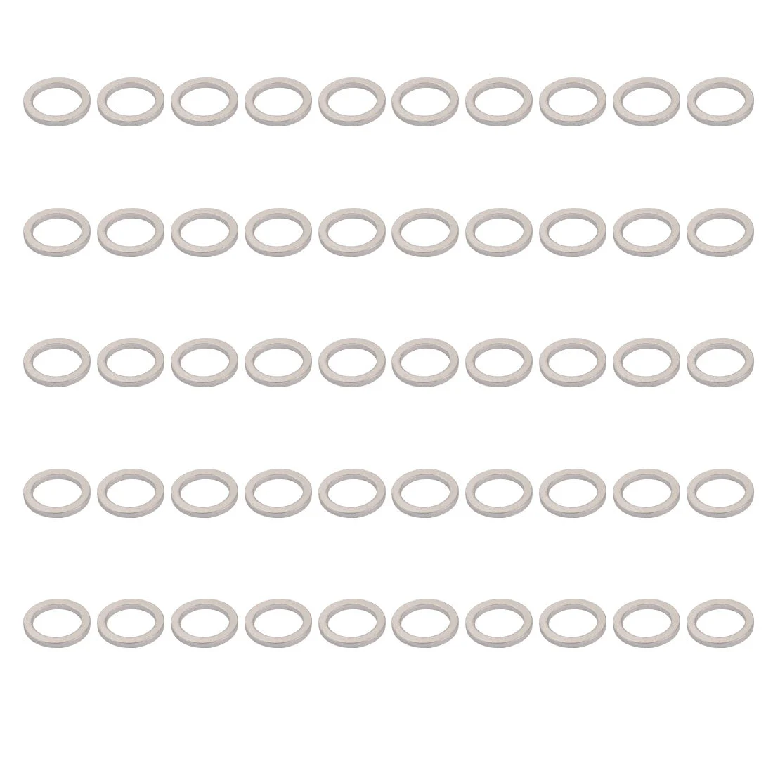 50Pcs 10mmx14mmx1.5mm Aluminum Motorcycle Hardware Drain Plug Washer
