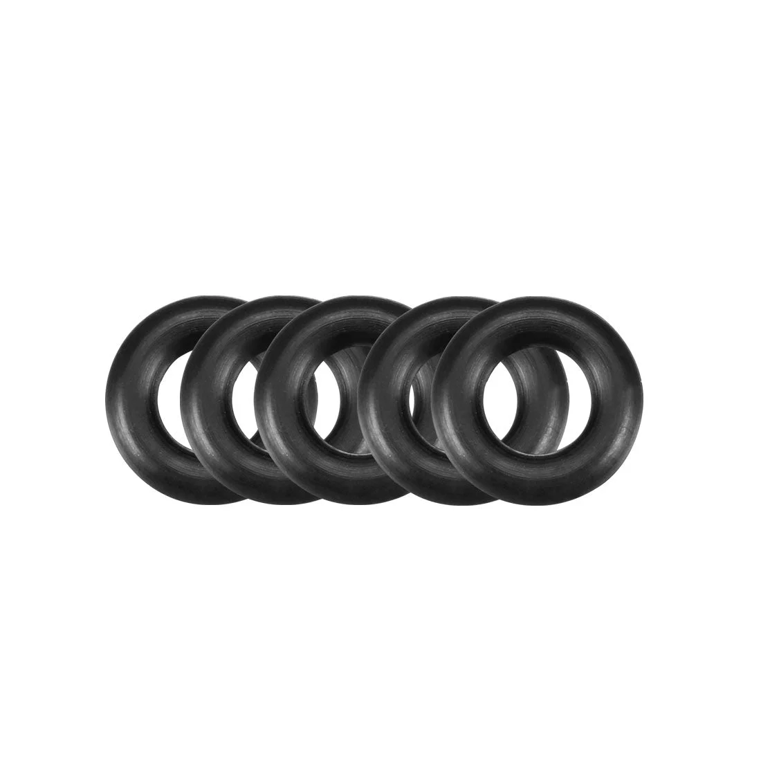 50pcs Black Nitrile Butadiene Rubber NBR O-Ring 5mm Inner Dia 2.5mm Width