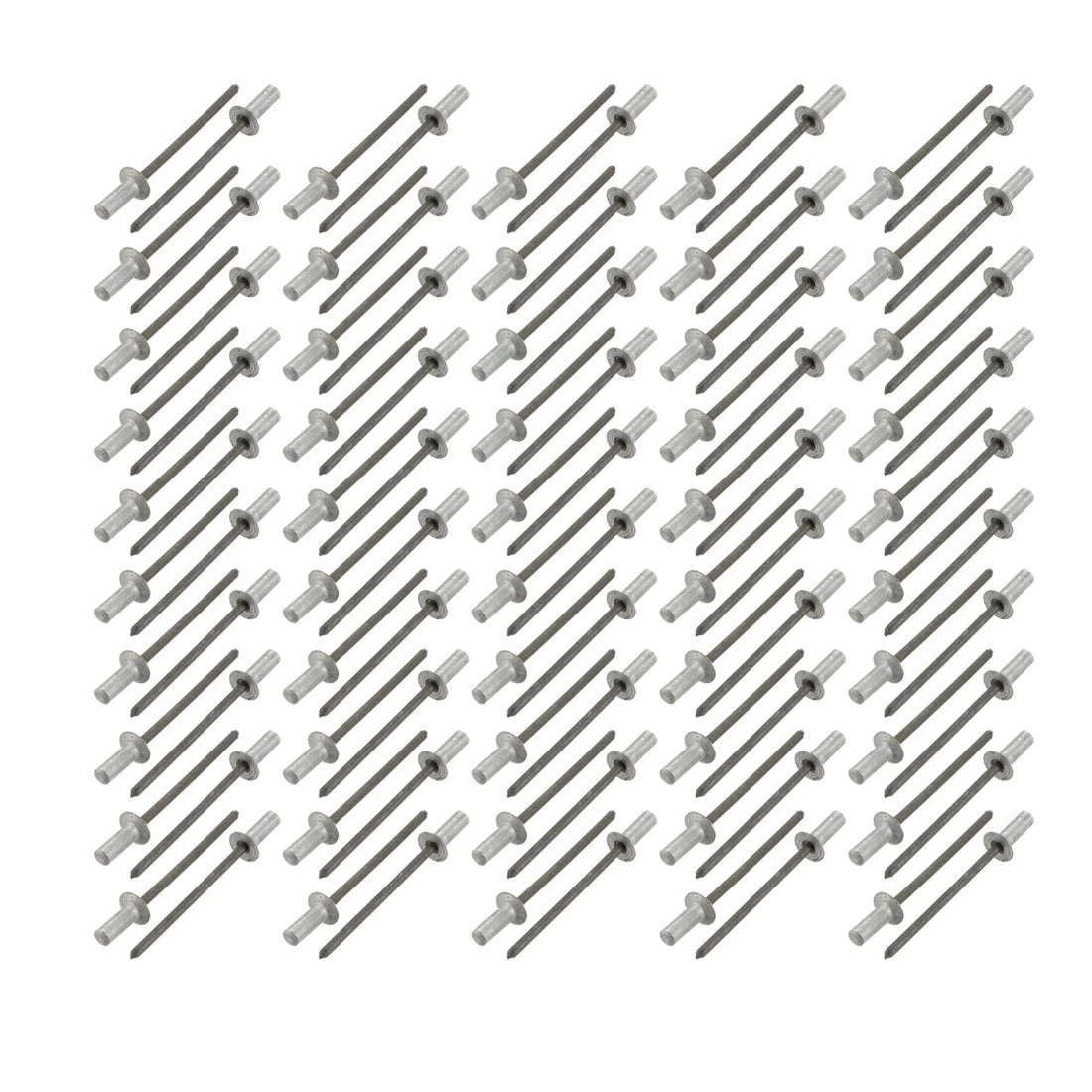 3.2mmx9mm Aluminum Countersunk Head Closed End Blind Rivets Fastener 100pcs