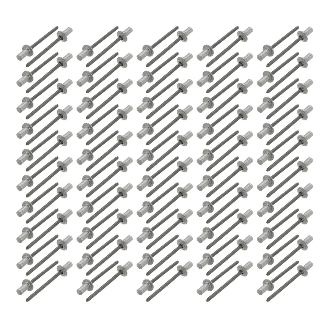 4mmx8mm Aluminum Round Dome Head Closed End Blind Rivets Fastener 100pcs