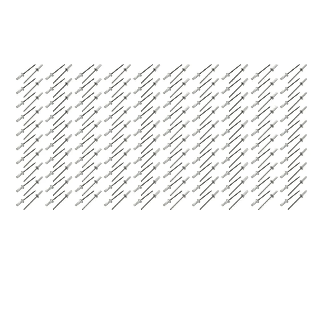 3.2mmx11mm Aluminum Countersunk Head Closed End Blind Rivets Fastener 200pcs