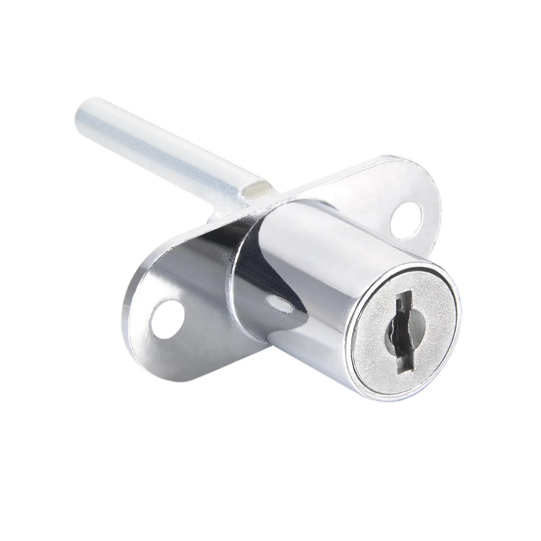 Drawer Lock 16mm Cylinder Diameter for Desk Cabinet Locker Showcase Silver