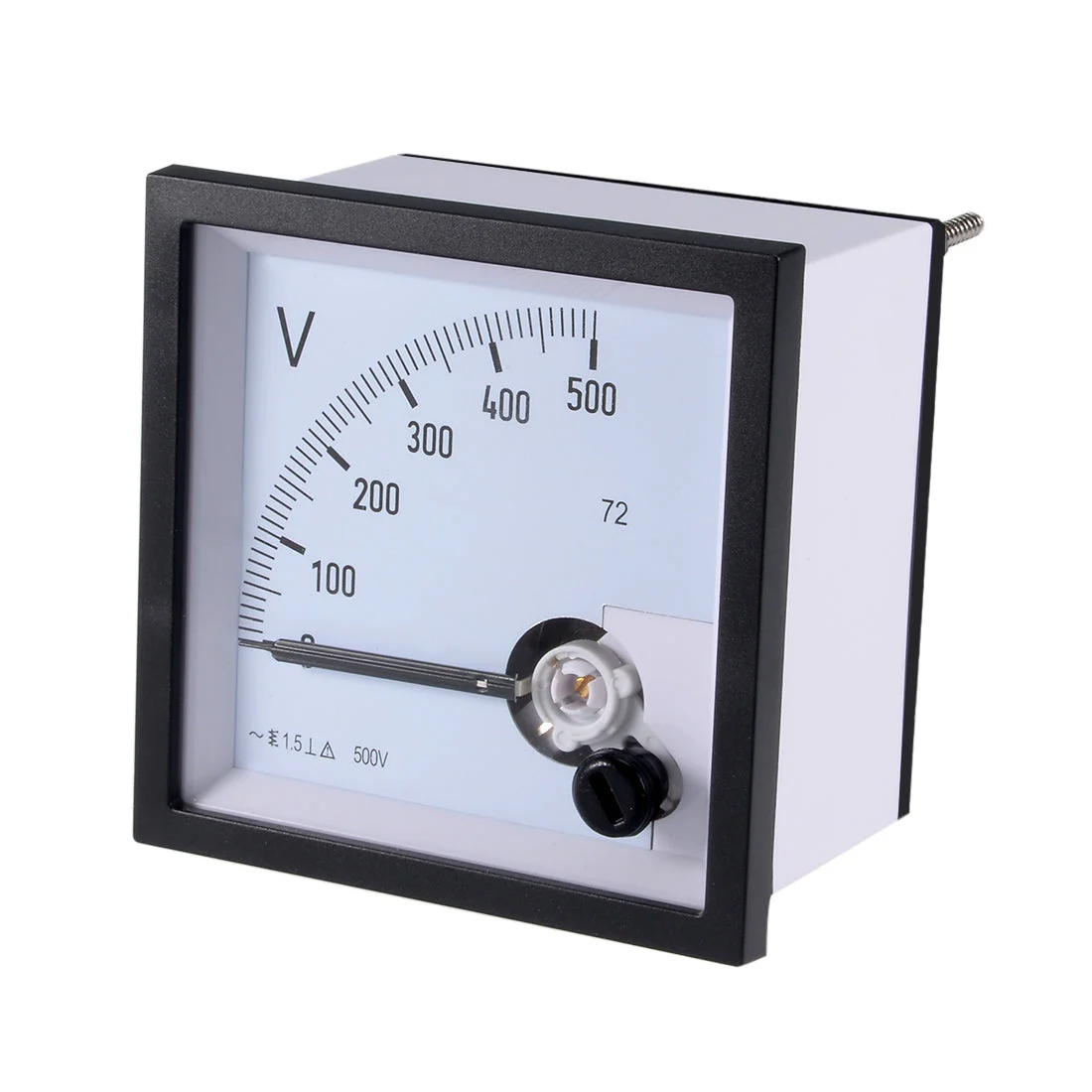 AC 0-500V Analog Panel Voltage Gauge Volt Meter 72 1.5% Error Margin