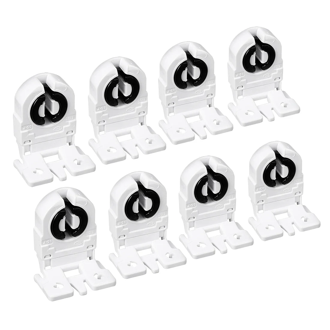 8pcs T8 Fluorescent Light Holder G13 Base Lamp Socket AC 250V 2A