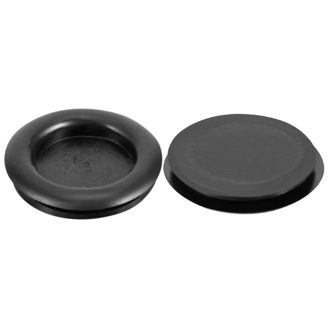 Wire Protector Oil Resistant Armature Rubber Grommets 25mm Mounting Dia 30Pcs Black