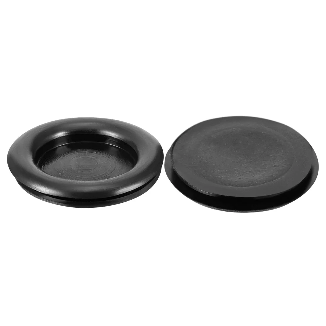 Wire Protector Oil Resistant Armature Rubber Grommets 30mm Mounting Dia 20 Pcs Black