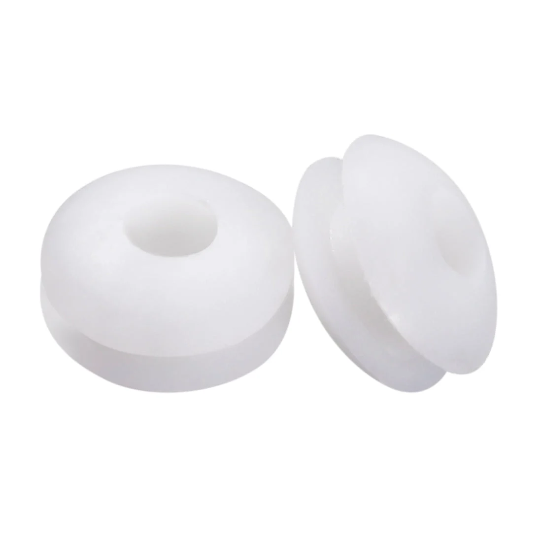Wire Protector Oil Resistant Armature Rubber Grommet 3mm Inner Dia 65Pcs White