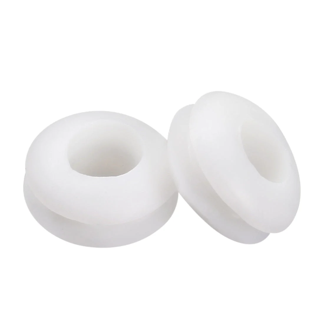 Wire Protector Oil Resistant Armature Rubber Grommet 5mm Inner Dia 100Pcs White
