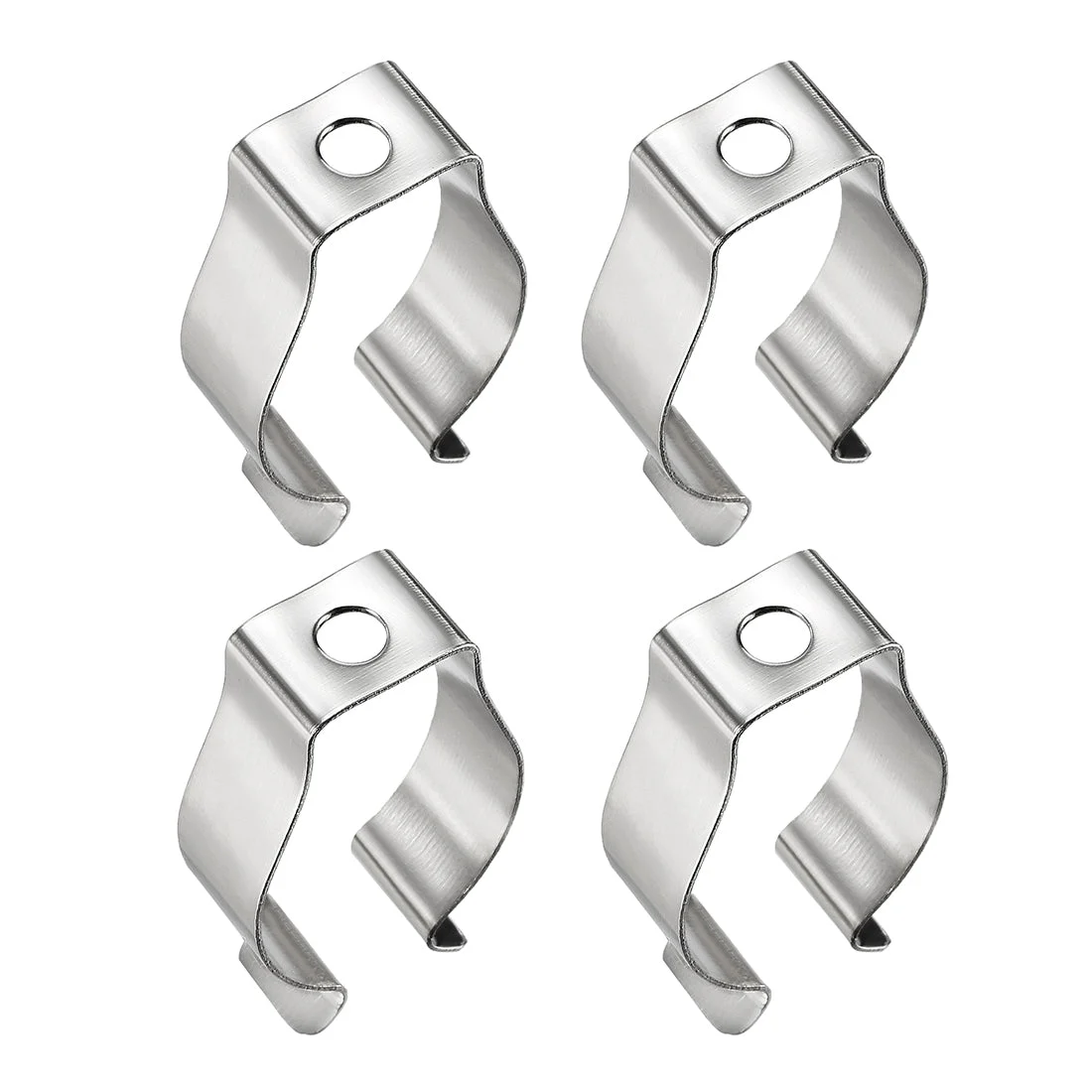 4 Pcs T8 LED Light Bulbs U Clips Holder Manganese Steel Lampholder Support