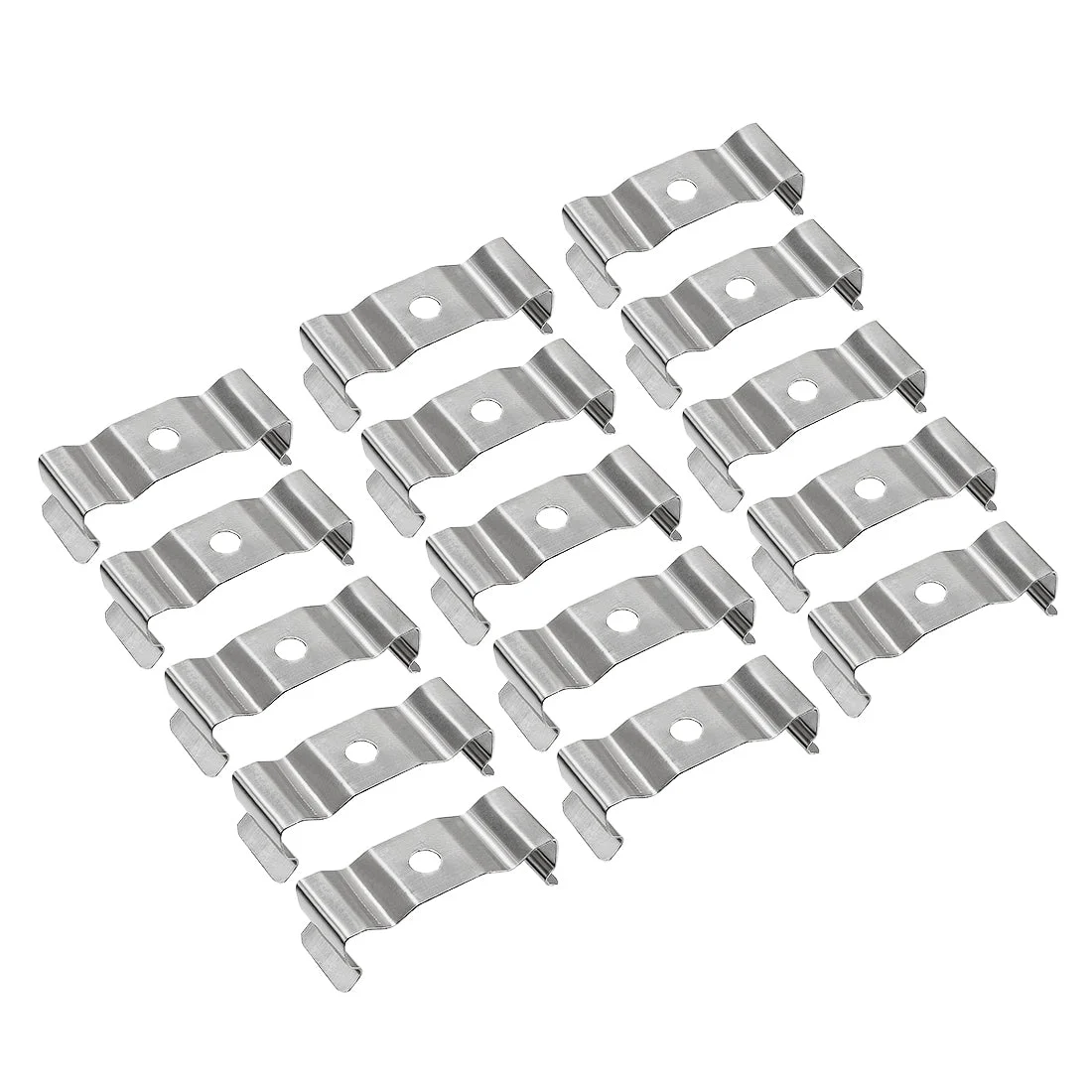 Uxcell 15pcs T8 Integrated Tube Lamp Bracket Hanger Clips Socket Lamp Holder