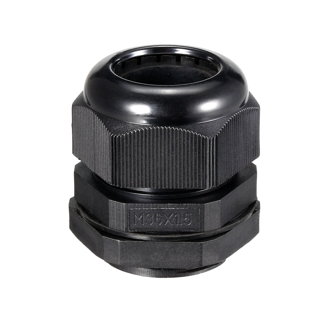 M36 Cable Gland Waterproof Connector Plastic Wire Glands Joints Black for 18-25mm Dia Wires
