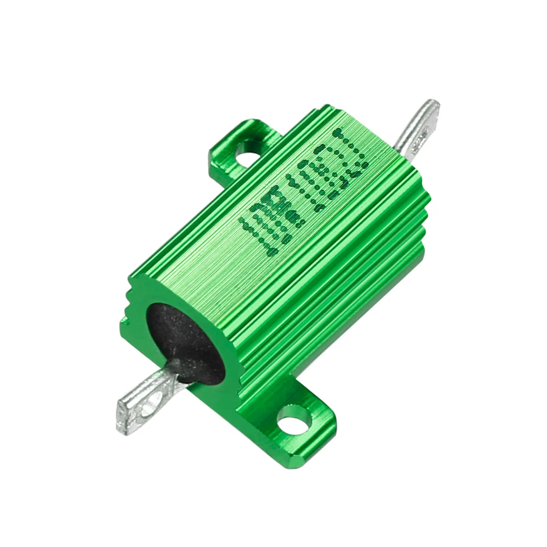 Aluminum Case Resistor 10W 10 Ohm Green Wirewound for LED Converter with Rod Post 10W10RJ