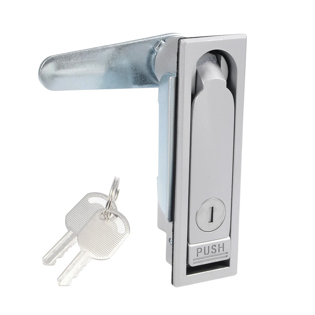 Electric Cabinet Panel Cam Lock Push Type Door Lock w Keys 713