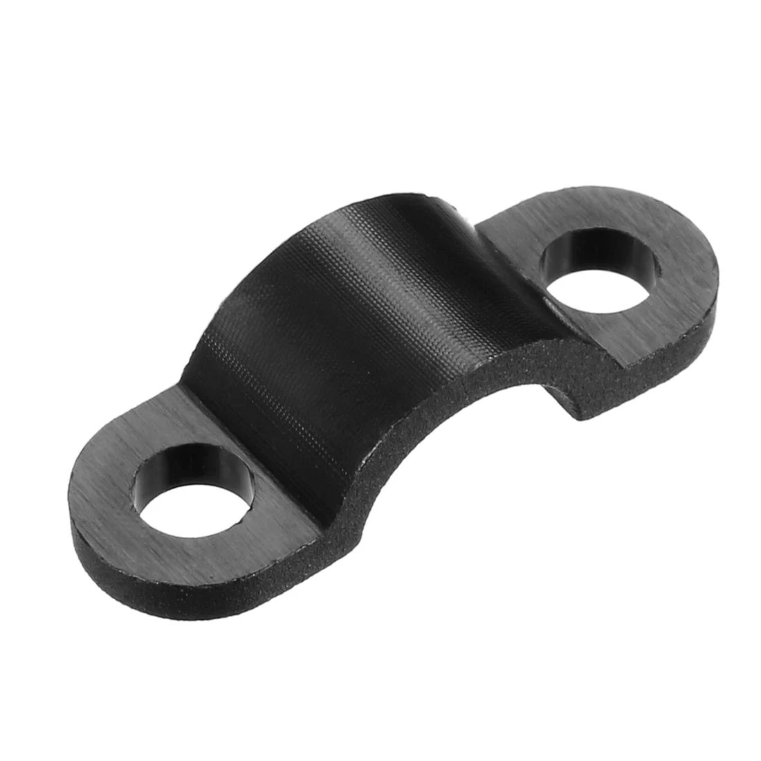 350pcs Nylon Cable Clamp Wire Tube Fastener Fixing Clip Curve Black