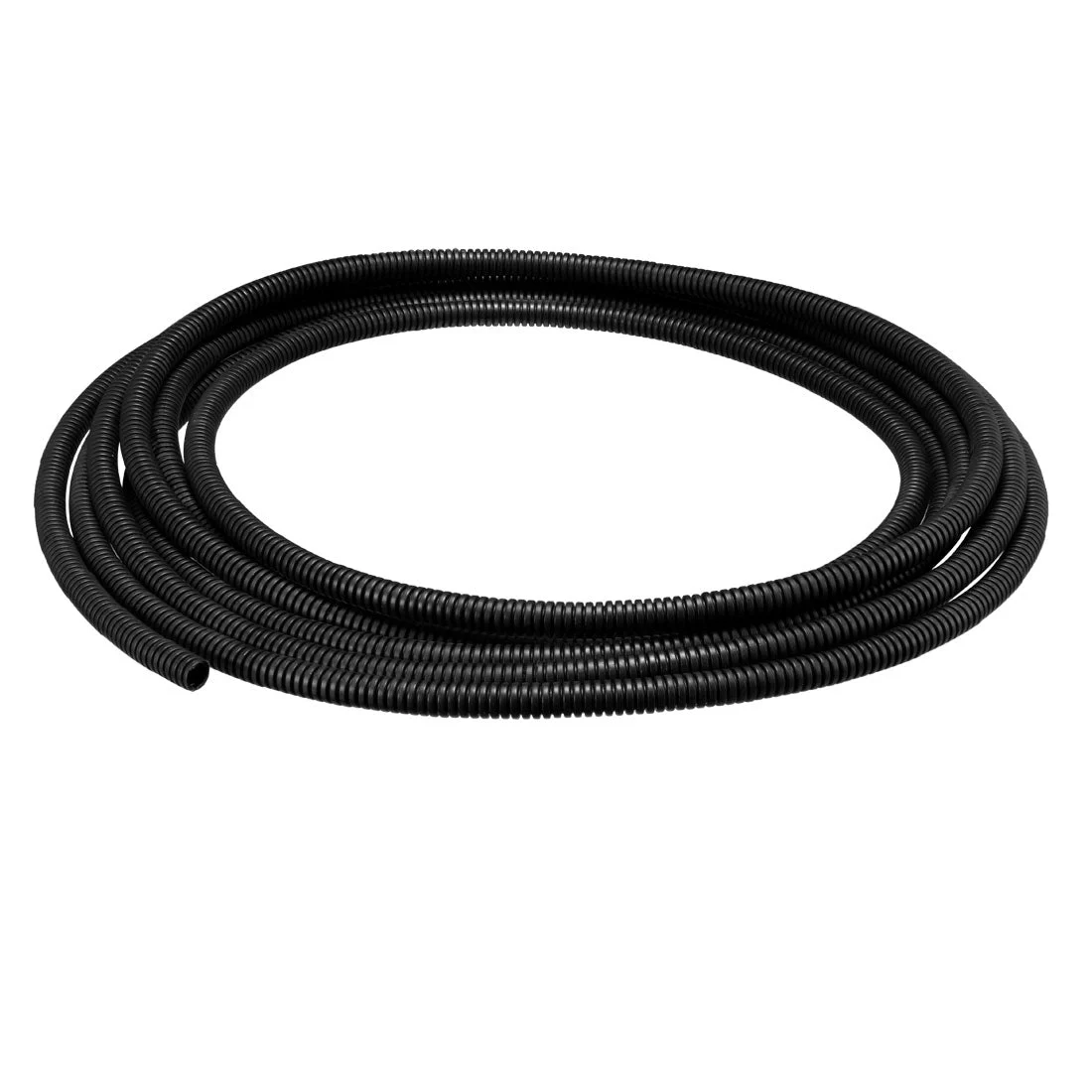 6 M 6.5 x 10 mm PP Flexible Corrugated Conduit Tube for Garden,Office Black