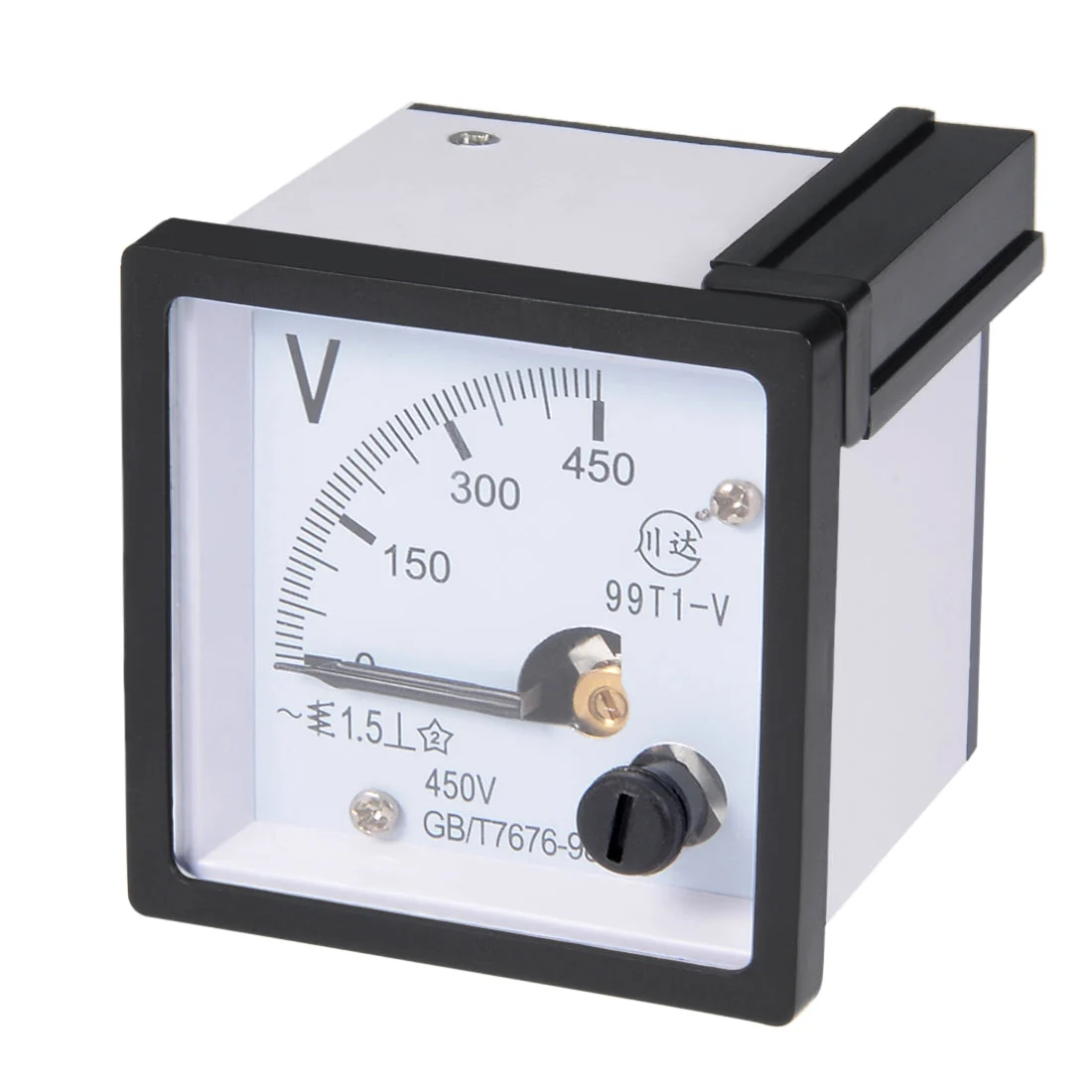 AC 0-450V Analog Panel Voltage Gauge Volt Meter 99T1 1.5% Error Margin