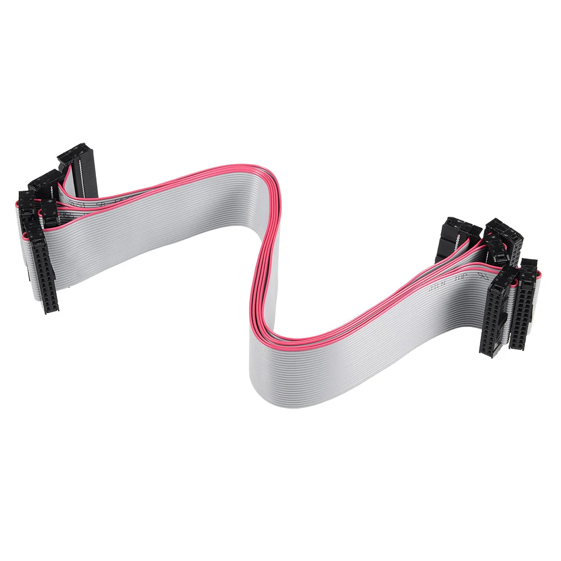 IDC 26 Pins Connector Flat Ribbon Cable Female Connector 30cm 2.54mm Pitch,5pcs