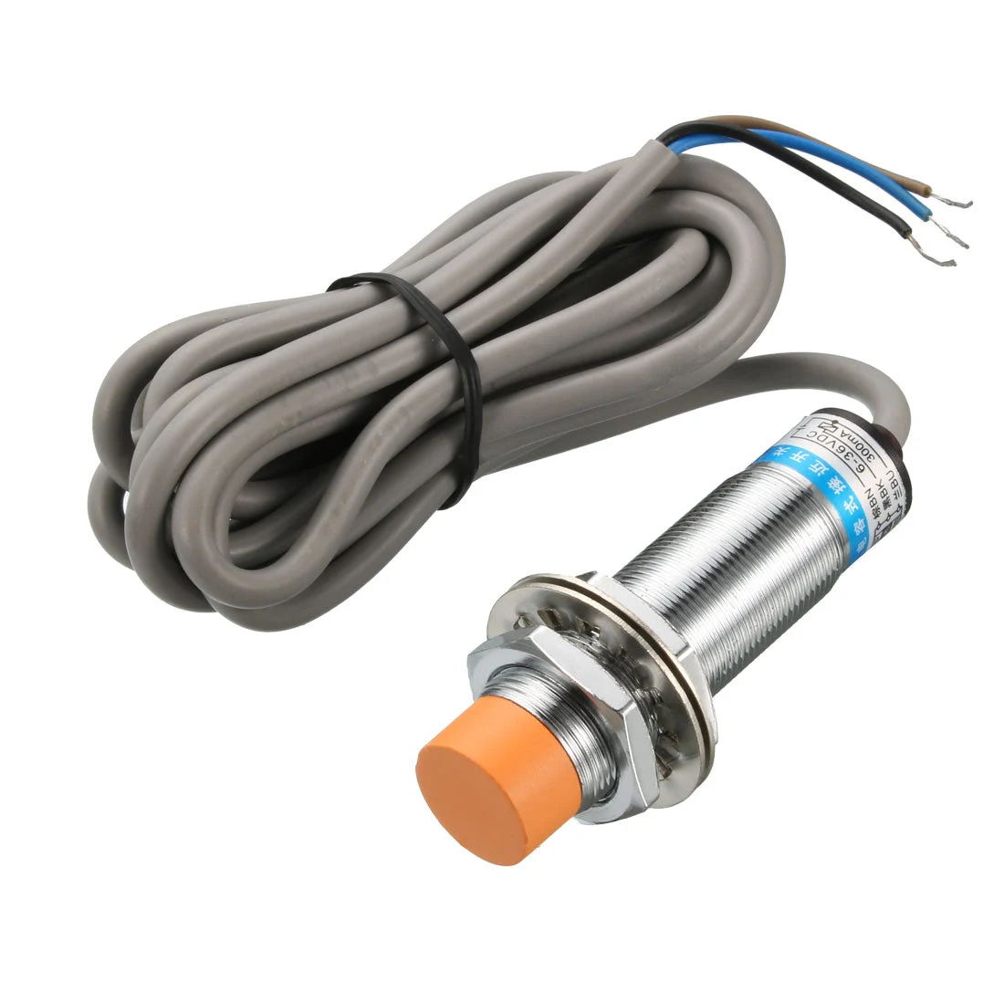 1-10mm Capacitance Proximity Sensor Switch Detector PNP NC DC 6-36V 300mA 3-wire LJC18A3-B-Z/AY