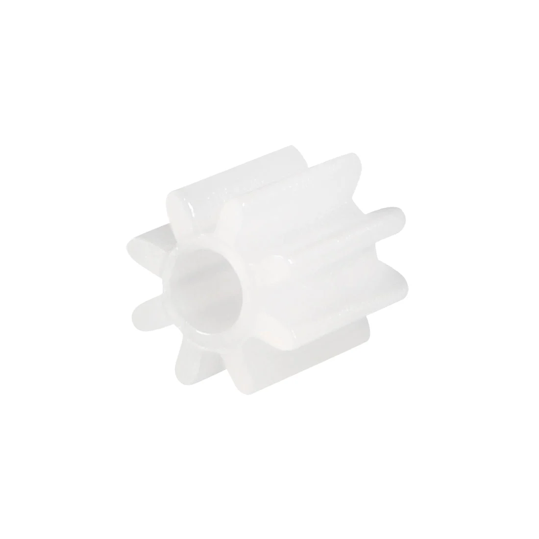 30Pcs 082A Plastic Gear Accessories 8 Teeth White for DIY Car Robot Motor