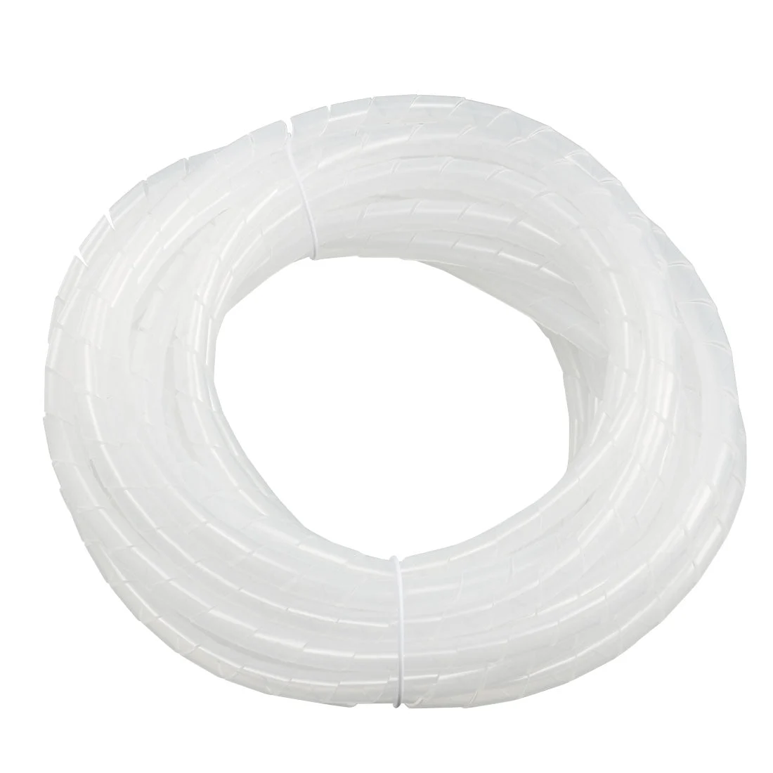 10mm Flexible Spiral Tube Cable Wiring Wrap Computer Manage Cord Transpare 8-10M