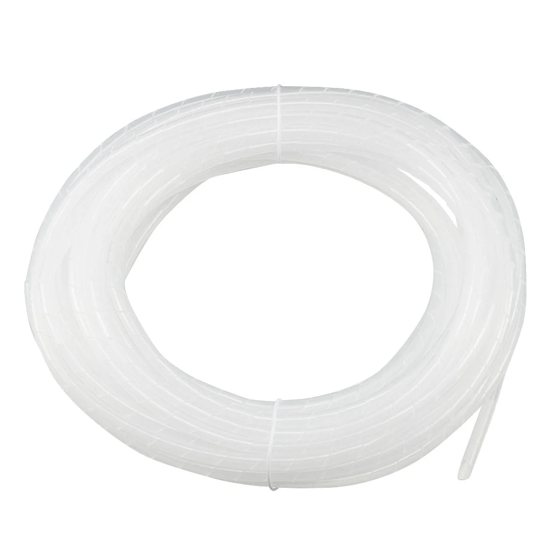6mm Flexible Spiral Tube Cable Wire Wrap Computer Manage Cord Transparent 14-15M