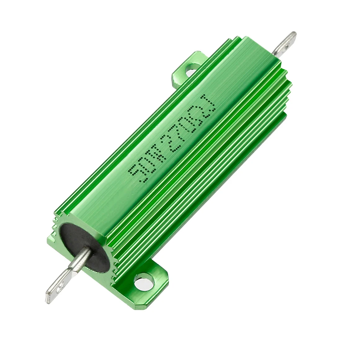 50W 270 Ohm 5% Aluminum Housing Resistor Screw Chassis Mounted Aluminum Case Wirewound Resistor Load Resistors Green 1 pcs