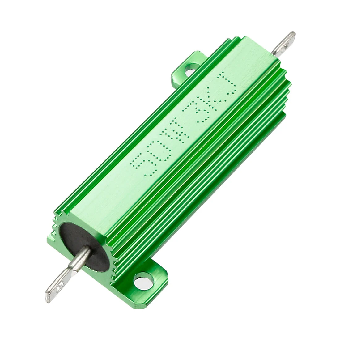 50W 3k Ohm 5% Aluminum Housing Resistor Screw Chassis Mounted Aluminum Case Wirewound Resistor Load Resistors Green 1 pcs