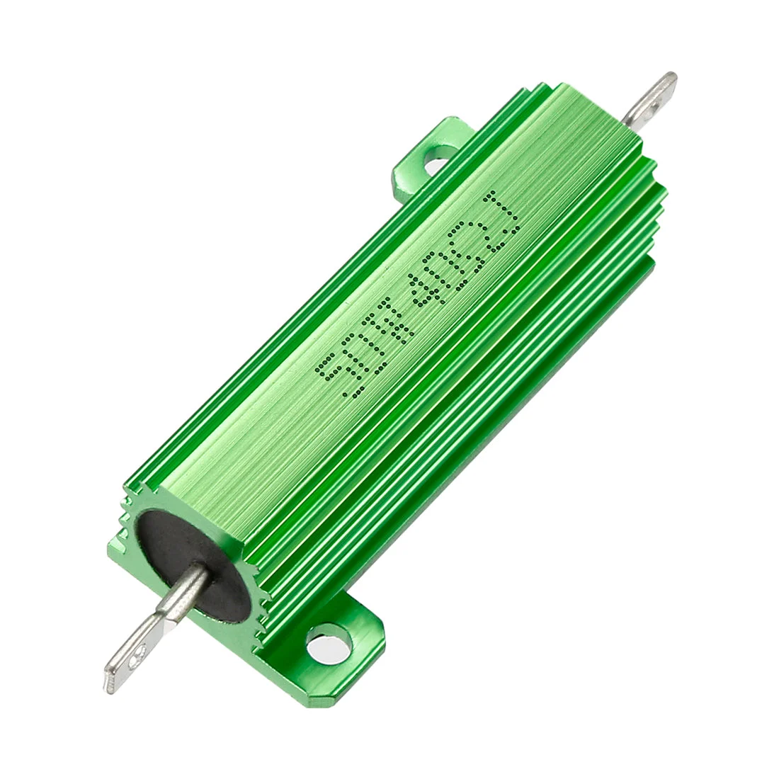 50W 40 Ohm 5% Aluminum Housing Resistor Screw Chassis Mounted Aluminum Case Wirewound Resistor Load Resistors Green 1 pcs
