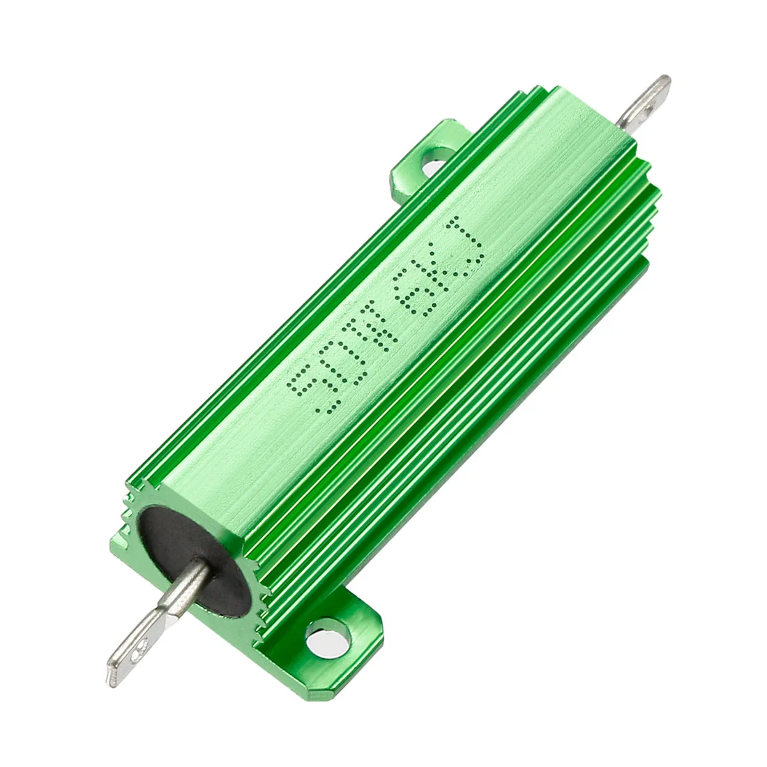 50W 6k Ohm 5% Aluminum Housing Resistor Screw Tap Chassis Mounted Aluminum Case Wirewound Resistor Load Resistors Green 1 pcs