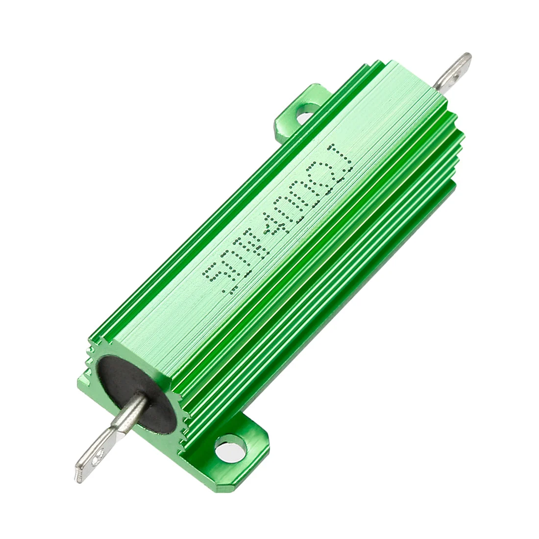 50W 400 Ohm 5% Aluminum Housing Resistor Screw Chassis Mounted Aluminum Case Wirewound Resistor Load Resistors Green 1 pcs