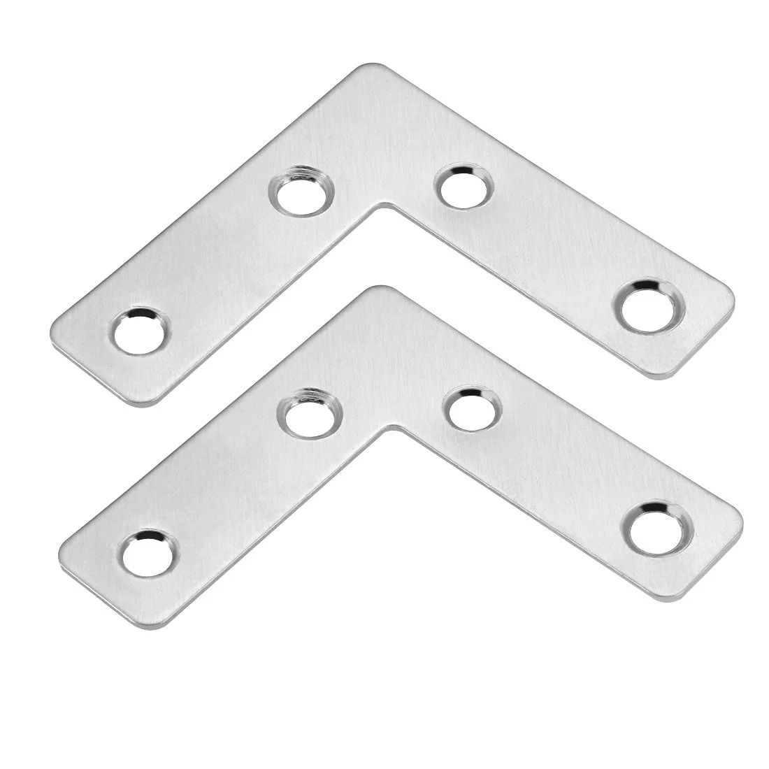 Flat Plate L Shape, 50mmx50mm, Angle Corner Brace Repair Brackets 20pcs