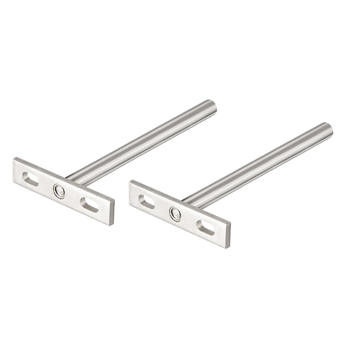 Invisible Floating Shelf Brackets, 5" (126mm), Hidden Blind Supports for Concealed Shelves, Pack of 2