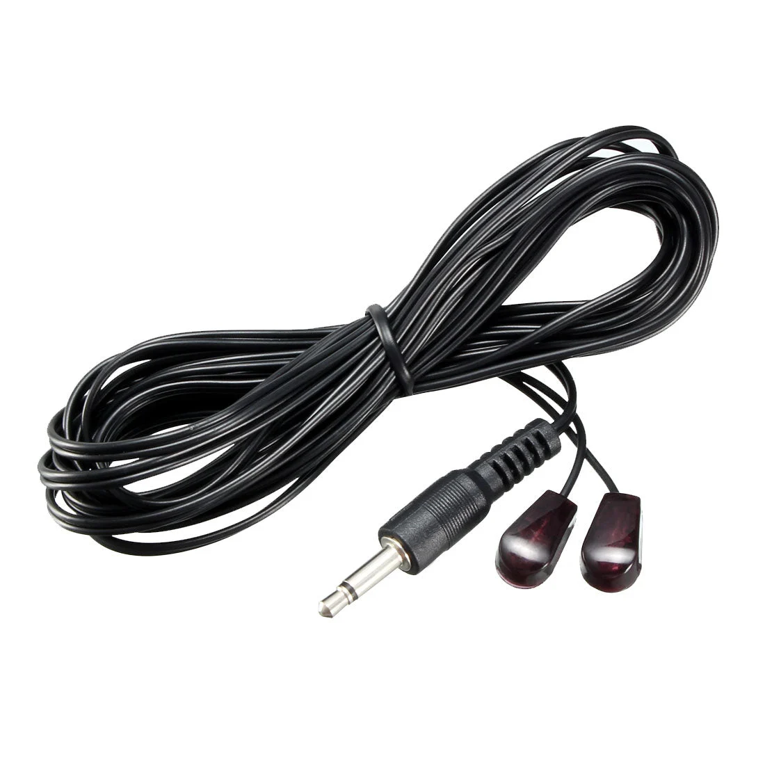 IR Infrared Emitter Cable 3meters Long 45 Degree Emission Angle 3.5mm Jack 2Pc