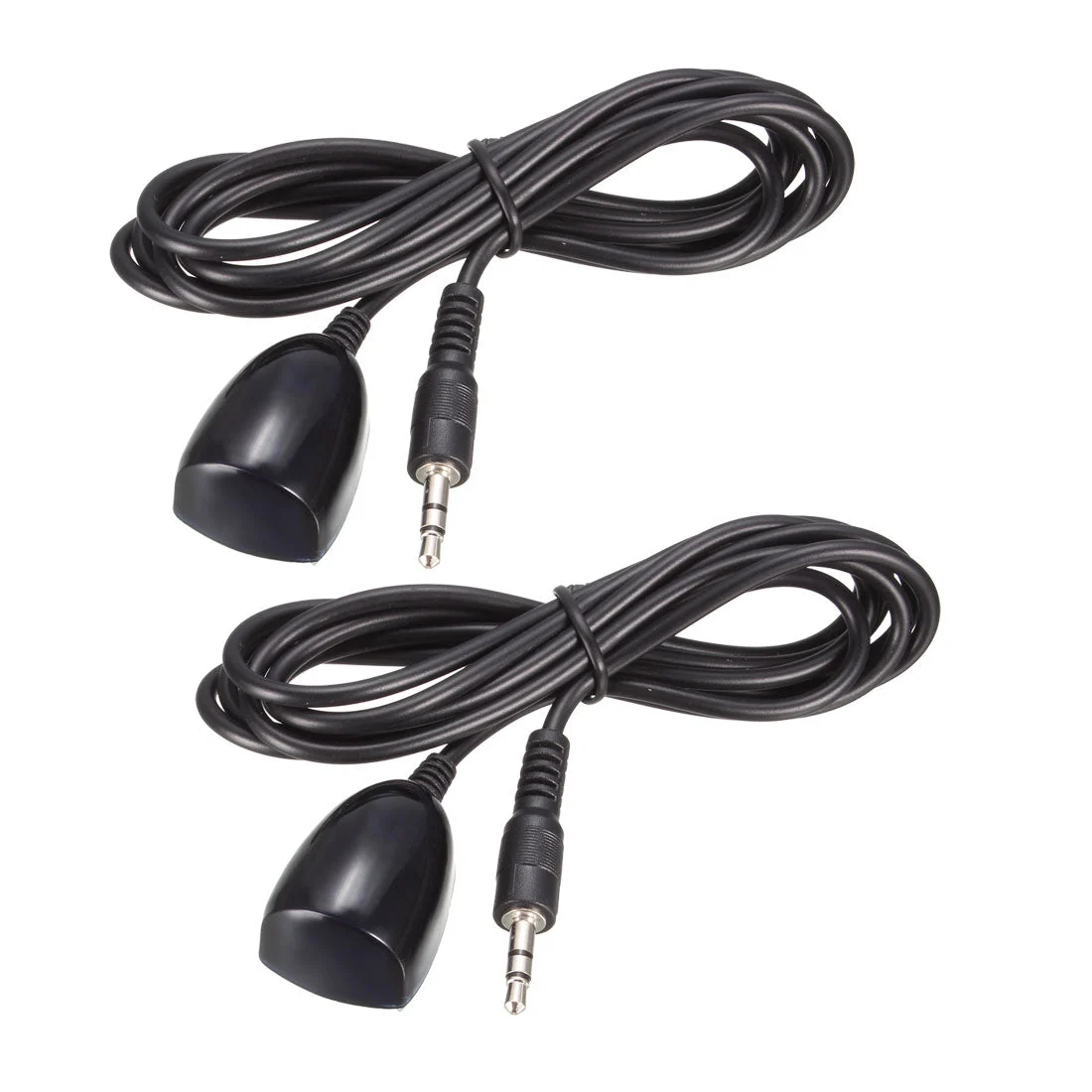 Uxcell 2pcs 3.5mm IR Remote Control Receiver Extension 1.5meter 8-12m Receiving