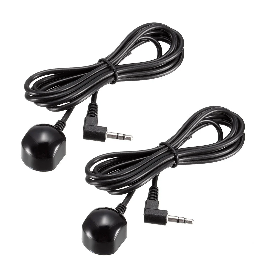 Uxcell IR Infrared Receiver Extender Cable 3.5mm Jack 4.9feet Long 26-39FT Receiving Distance 2pcs