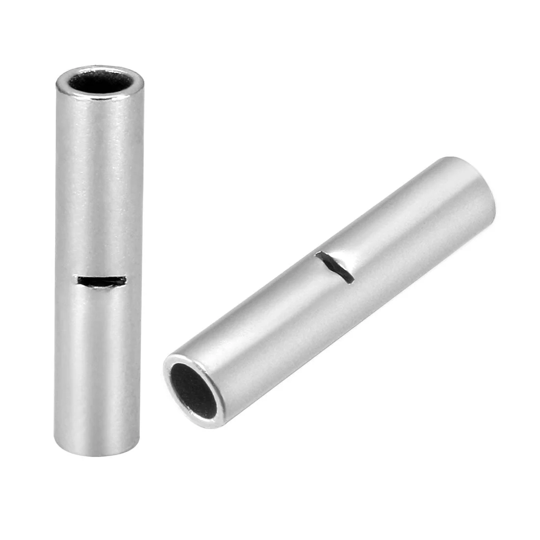 Uxcell 100pc Non Insulated Connectors, Electrical Line Ferrule Cable Crimp Terminal